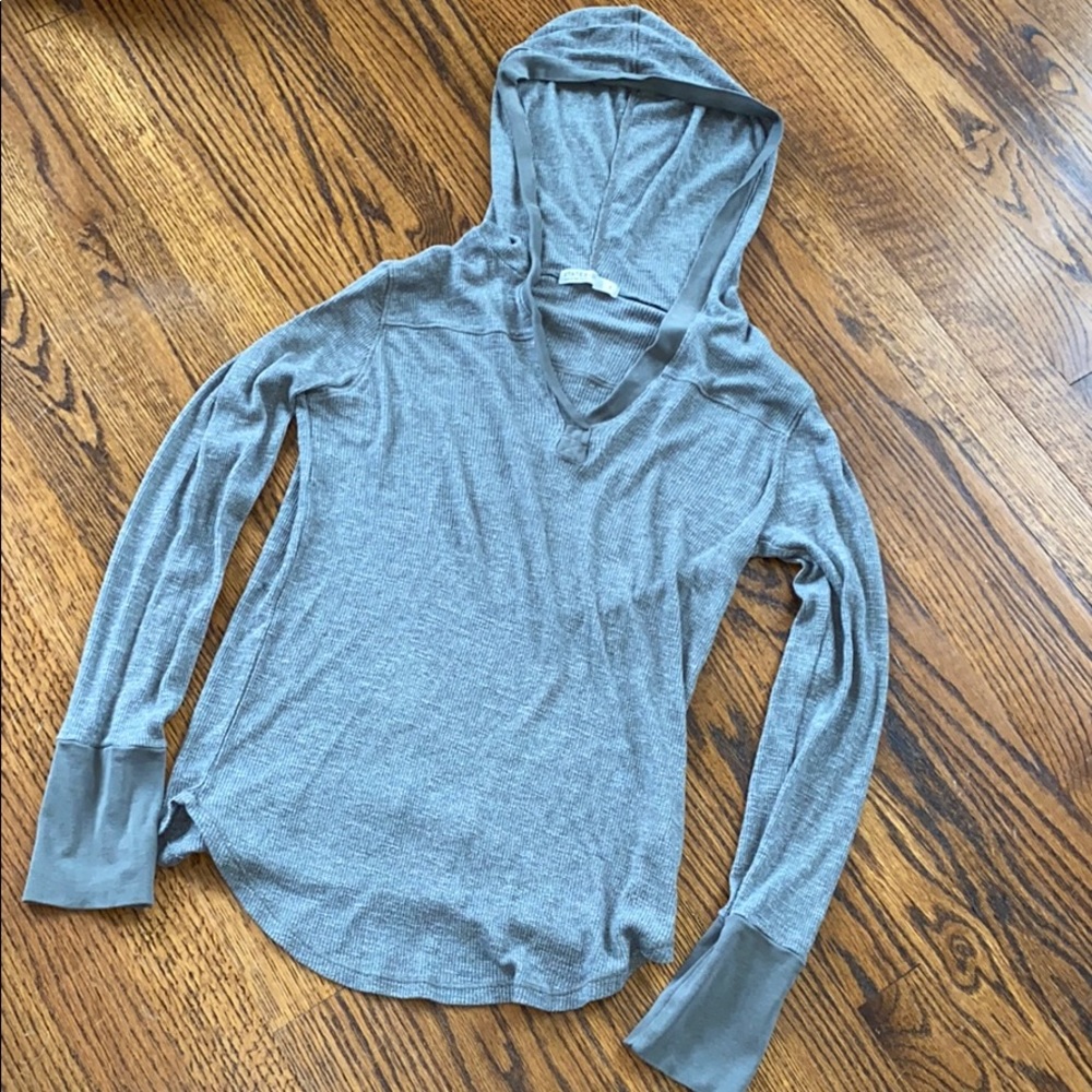 Stateside Gray Hooded Sweatshirt